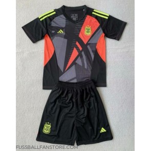 Argentinien Torwart Replik Heimtrikot Kinder Copa America 2024 Kurzarm (+ Kurze Hosen)